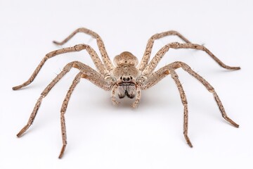 Obraz premium Spider with eight legs on a white background