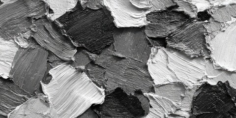 Abstract grayscale paint strokes (8)