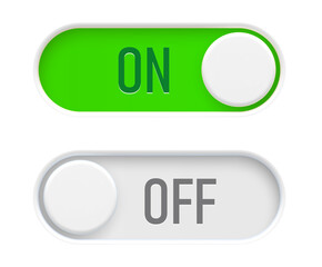 User interface toggle switch illustration showing 