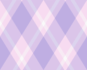 Elegant pastel purple and pink diamond plaid pattern.  Perfect for textile design, branding, website backgrounds, and stationery.  This subtle yet stylish design conveys sophistication and femininity.