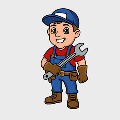 Plumber illustration