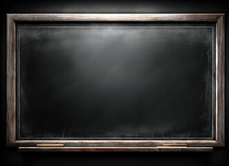 Fototapeta premium Aged wooden-framed chalkboard