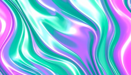 Obraz premium swirl of bold, saturated hues, glowing edges, futuristic and high-tech vibe, minimalist yet striking