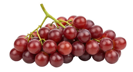 Isolated Red Grapes