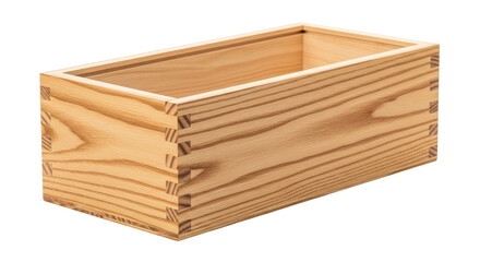 Isolated Wooden Crate