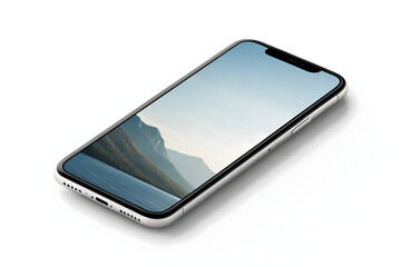 Realistic smartphone mockup. Device UI, UX mockup for presentation template. Modern vector illustration