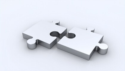 Anime-style 3D puzzle sculpture symbolizing communication
