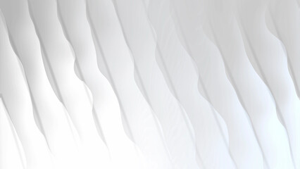 Abstract White and Gray Organic Wave Background silver
