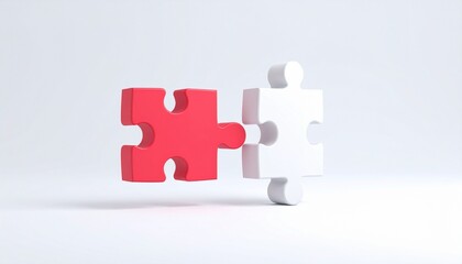 Anime-style 3D puzzle sculpture symbolizing communication