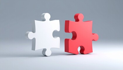 Anime-style 3D puzzle sculpture symbolizing communication