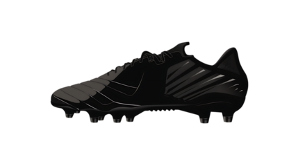 High performance soccer cleats for speed and agility on the field professional football footwear on transparent background