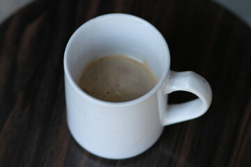 cup of coffee with milk