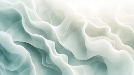 Obraz premium Abstract wavy folds of light and pastel colors