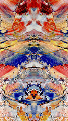 Abstract art background . Hand painting artwork on canvas .