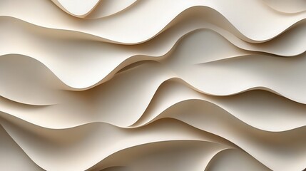 Obraz premium Abstract wavy layered design (4)