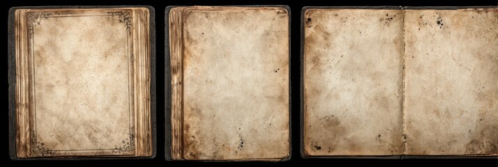 Aged book pages, antique style