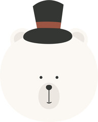 Teddy Bear Wearing Top Hat