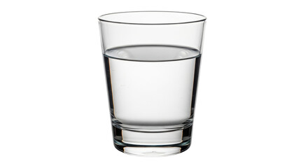 Isolated Glass of Water