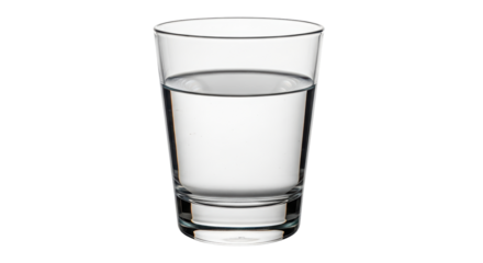 Isolated Glass of Water