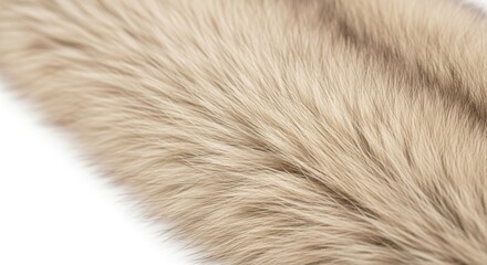 Fototapeta premium Close-up of light beige fox fur