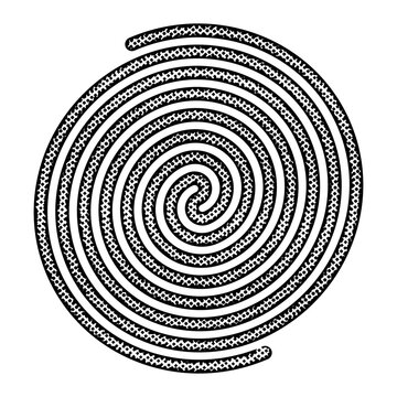 tribal spiral (pseudo or faux) - make believe cultural symbols for make-believe tribes    