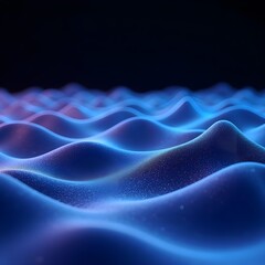Obraz premium Abstract gravity wave background Abstract gravity wave background - 3d rendered image. Hologram view, physical process. Futuristic AR topography view.