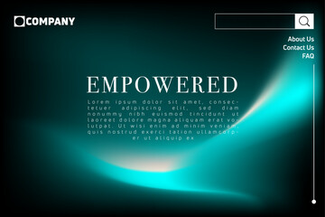 Page design inspiration with abstract background. Shades of gradient background pattern