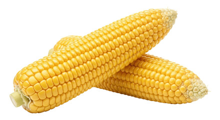 Isolated Two Corn Cobs