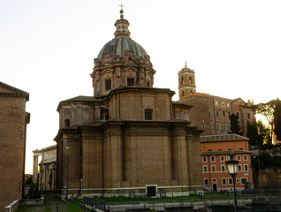 A renaissance church in central Rome