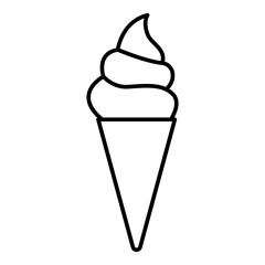Vector Ice Cream Icon – Food and Dessert Clipart