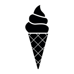 Vector Ice Cream Icon – Food and Dessert Clipart