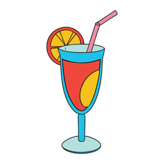 A vibrant, colorful cocktail bursting with fruity flavors, sparkling layers, and tropical hues—perfect for summer nights, parties, or a refreshing, fun sip.
