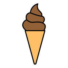Vector Ice Cream Icon – Food and Dessert Clipart