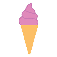 Vector Ice Cream Icon – Food and Dessert Clipart