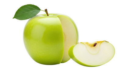 Isolated green apple