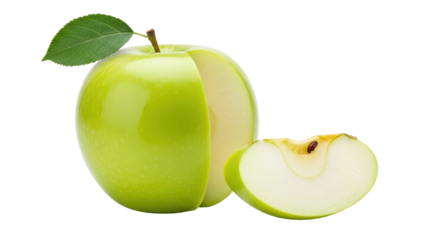 Isolated green apple