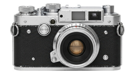 Isolated Vintage Camera