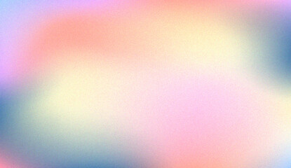 Color noise grain background with gradient smooth blend. Multicolored abstract texture with grainy effect. Soft trendy mesh