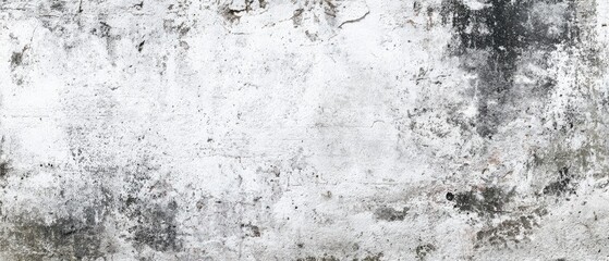 Obraz premium Aged, textured, mottled wall surface. Grays and whites. Various marks and blemishes are evident on the surface. A slightly rough, uneven texture