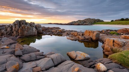 A breathtaking display of ocean sparkle captured at twilight, exuding a sense of wonder and professionalism