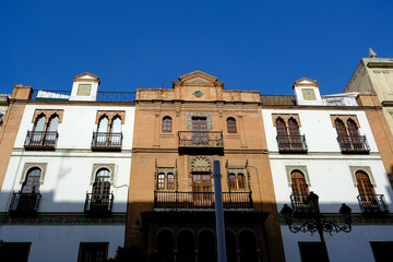Detail from an old Typical building from Sevilha, Andalusia, Spain