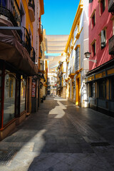 Fototapeta premium Street view from the old town of Sevilha, Andalusia, Spain.