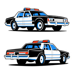 Police Car Cartoon