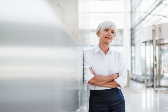 Portrait of confident senior businesswoman