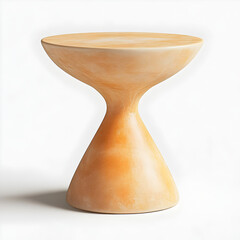 table on white background