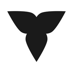 Three Oil Droplet Shapes Silhouette Icon