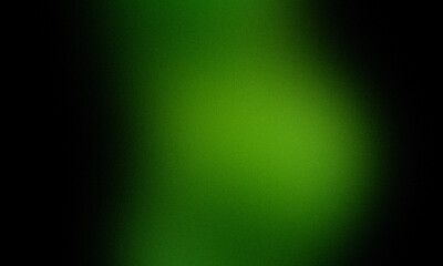 Obraz premium Green gradient with noise effect on dark background, modern backdrop