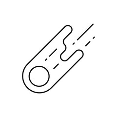 Meteorite Vector icon which can easily modify or edit