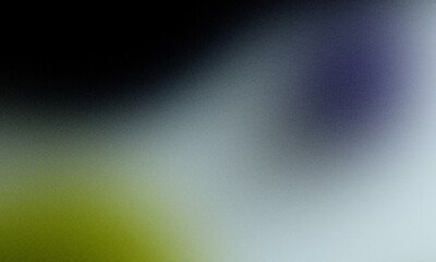 Obraz premium Grainy gradient background with black, green, blue
