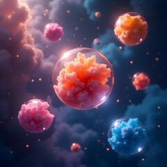 planet earth in space